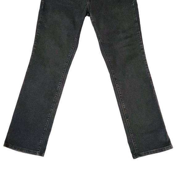 Levi 505 Straight Mid Rise Jeans. Black Size 6. #807 - Picture 6 of 10